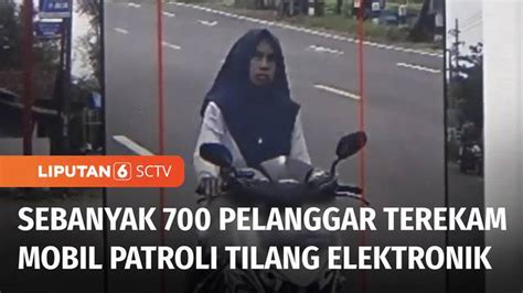 VIDEO Sistem Tilang Elektronik Merekam Ratusan Pelanggar Lalu Lintas