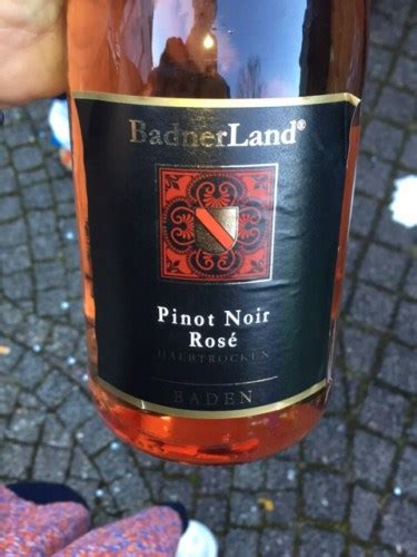 Badner Land Pinot Noir Rosé Halbtrocken Vivino US