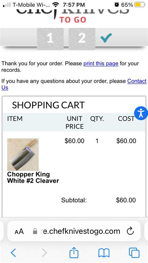 Just Ordered The Chopper King White 2 Cleaver Rchefknivestogo