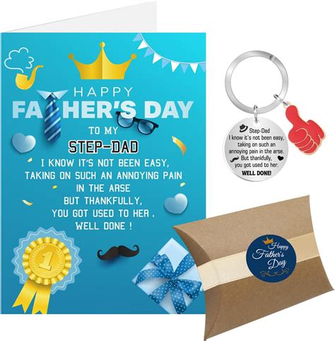 Step Dad Fathers Day Card Fathers Day Step Dad Ts Funny Fathers