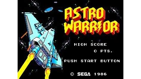 Pit Pot Astro Warrior The Combo Cartridge Sega Master System