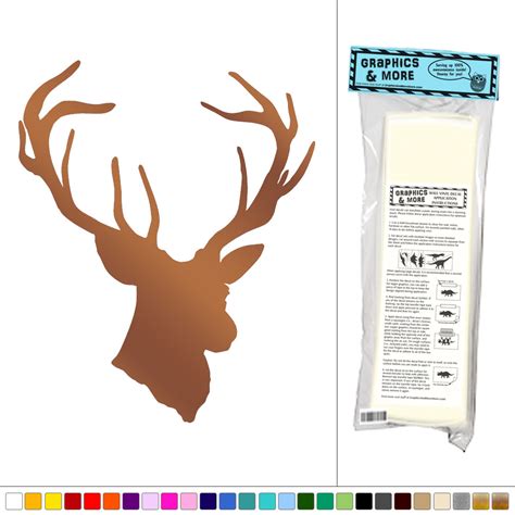 Deer Head - Vinyl Sticker Decal Wall Art Decor | eBay