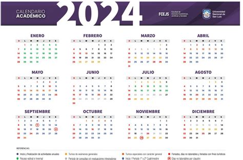 Calendario Académico Facultad De Ciencias Económicas Jurí­dicas Y Sociales