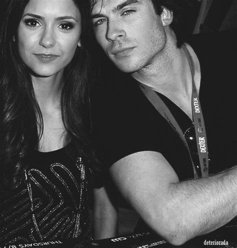 Ian Somerhalder And Nina Dobrev The Vampire Diaries Ian And Nina