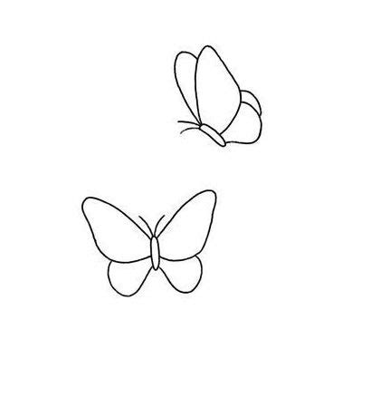 Pin On Line Art In 2024 Butterfly Tattoo Stencil Simple Butterfly