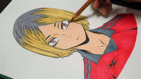 How To Draw Kenma Kozume Haikyuu My Brilliant Art Youtube