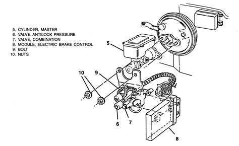 99 silverado brake line diagram