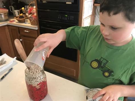 4 Components of Blood Activity: Make a Blood Model in a Jar with kids 