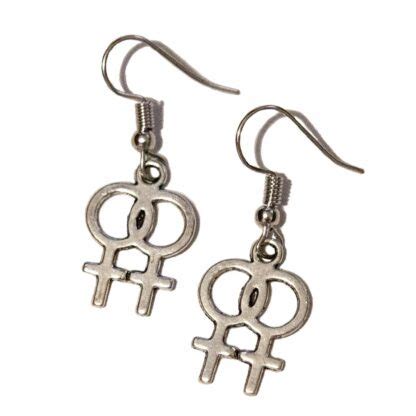 Double Venus Lesbian Earrings Pride Shop NZ