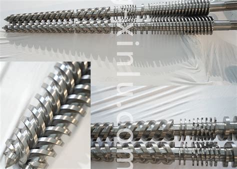 Zhoushan Factory Custom Pvc Bimetallic Conical Twin Barrel And Screw