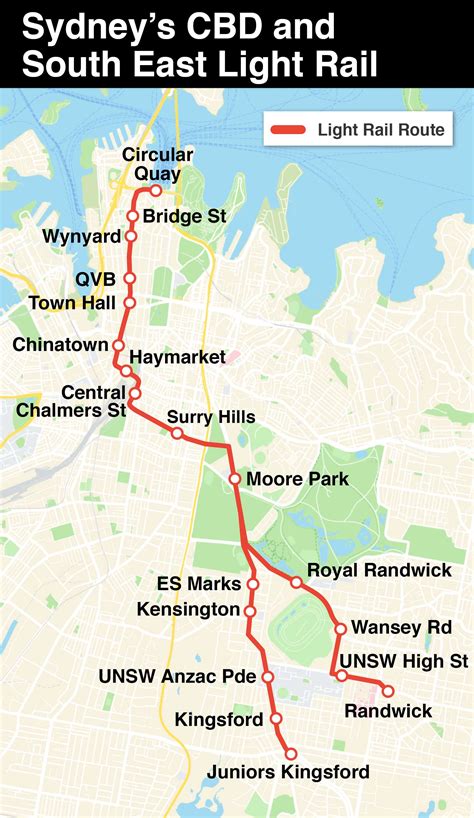 Sydney Monorail Map Two Types Of Monorail Signs: Older 'Sydney