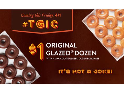 Krispy Kreme Offers 1 Original Glazed Dozen With A Chocolate Glazed