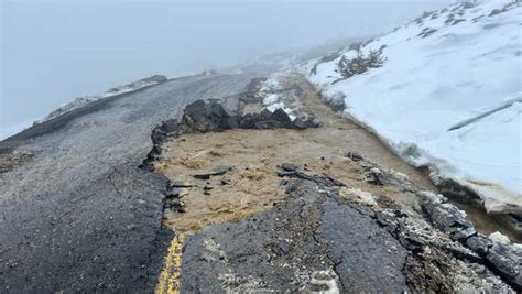 Mount Washington Auto Road damaged by rain, snow