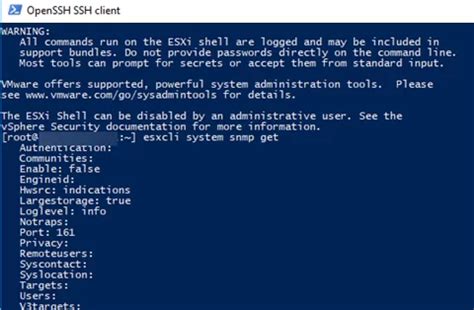 How To Enable And Configure Snmp On Vmware Esxi Host Windows Os Hub