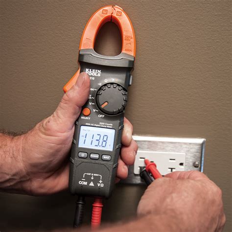 Clamp Meter Digital Ac Auto Ranging Tester With Thermocouple Probe