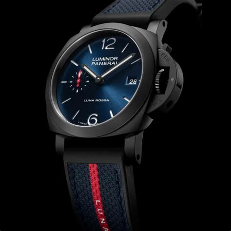 The Vault Purchase Panerai Luminor Quaranta Steel DLC Luna Rossa Watch