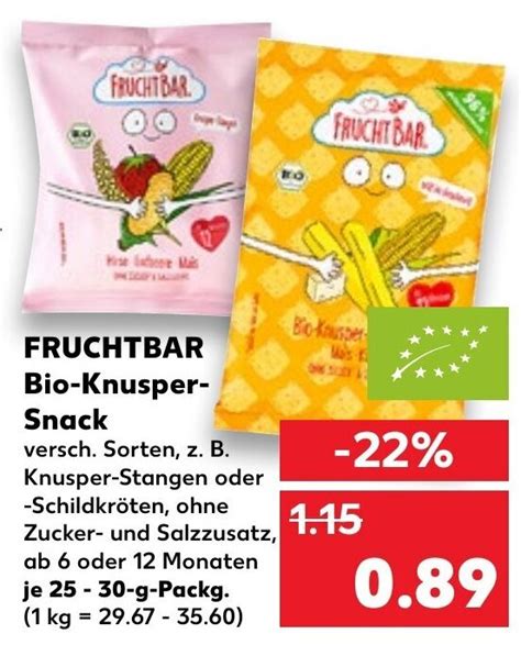 Fruchtbar Bio Knusper Snack G Packg Angebot Bei Kaufland