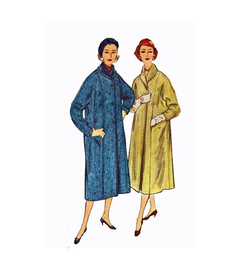 Vintage 50s Sewing Pattern Shawl Collar Elegant By Retromonkeys