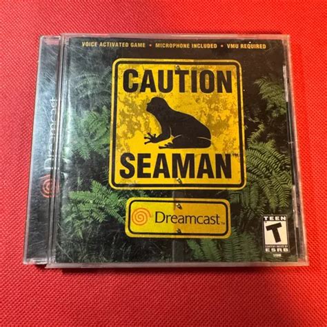 Caution Seaman Sega Dreamcast Original MercadoLibre