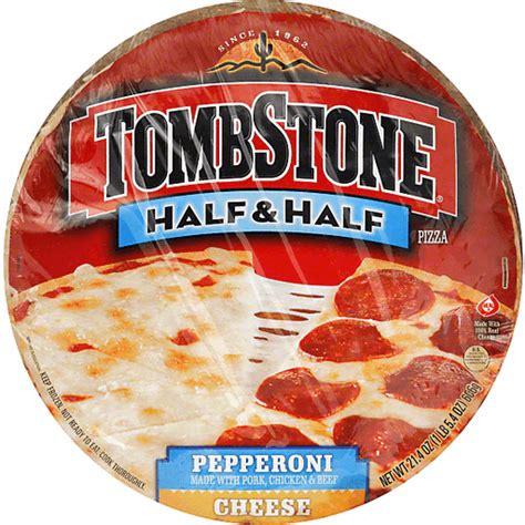 Tombstone Half And Half Pizza Pepperonicheese Pizza Superlo Foods