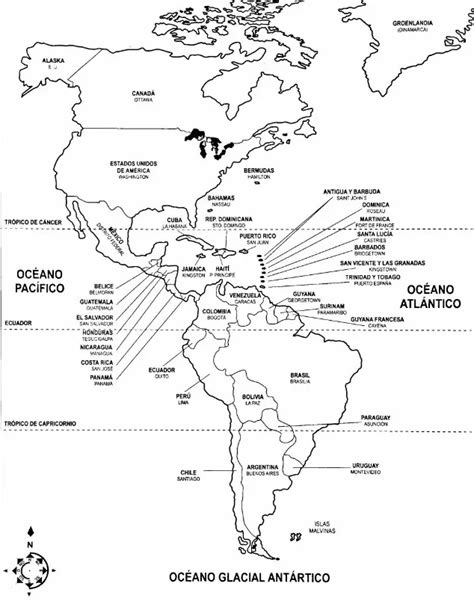 Los 35 Países y Capitales de América: Guía completa