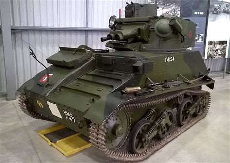 Vickers Mkvi B Light Tank Restored At The Tank Museum Bovington England