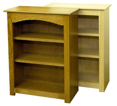 24 Inch Or 30 Inch Bookcase Bare Woods Furniture Real Wood