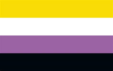 Non Binary Pride Flag Sexual Identity Pride Flag 25756080 Vector Art At