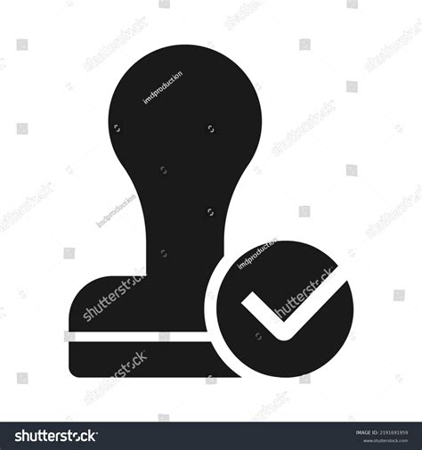 Approved Stamp Icon Check Mark Verified Stock Illustration 2191691959 Shutterstock