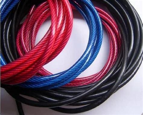 Stainless Steel PVC Coated Wire Ropes At 10 Meter In Mumbai ID