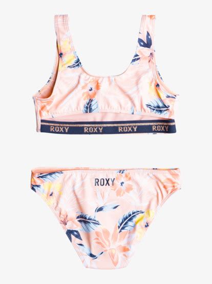 Roxy Sporty 2022 Completo Bikini A Bralette Da Ragazza 8 16 Roxy