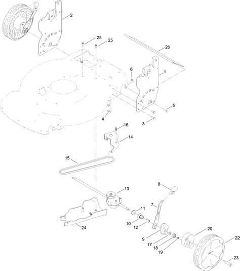 Toro 22 Inch Recycler Lawn Mower Parts Diagram