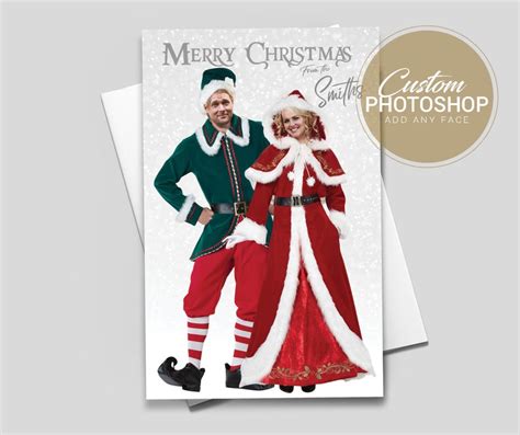 Custom Family Photoshop Christmas Cards Face Swap Family - Etsy