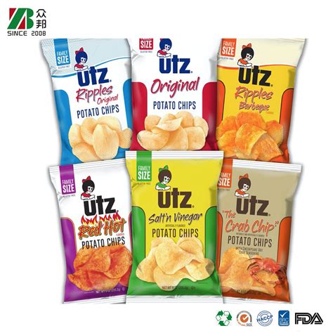 Custom Printed Snack Food Packaging Bag Dry Fruit Tomato Chips China