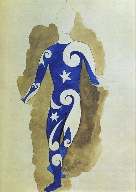 1917 Parade Projet Pour Un Costume Dacrobate By Pablo Picasso