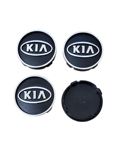 ᐉ Ковпачки на диски Kia 60 мм/56 мм 4 шт. Чорний • Краща ціна в Києві ...