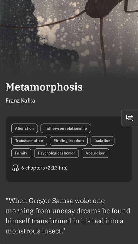 Kafka S Metamorphosis The Annotated Audiobook