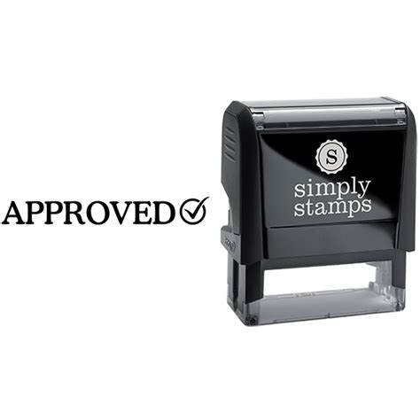 Approved With Check Mark Business Stamp Hc Brands