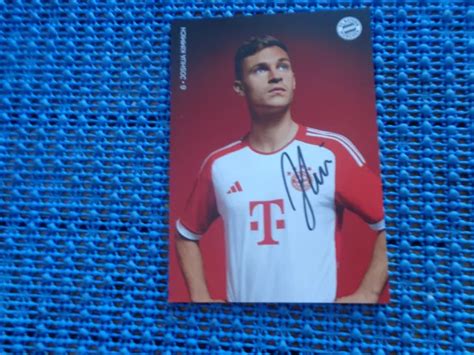 JOSHUA KIMMICH FC Bayern München DFB Autogrammkarte 2023 24 23 24 NEU