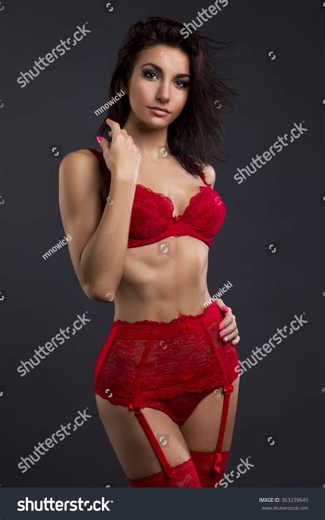 Sensual Brunette Woman Perfect Body Posing Stock Photo Shutterstock