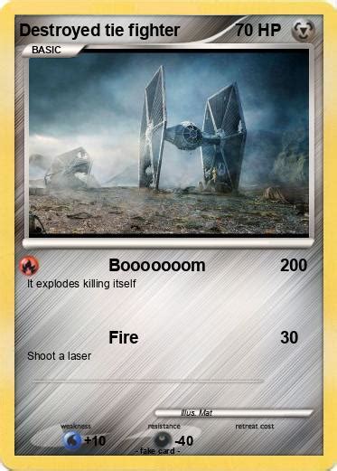 Pokémon Destroyed tie fighter - Booooooom - My Pokemon Card