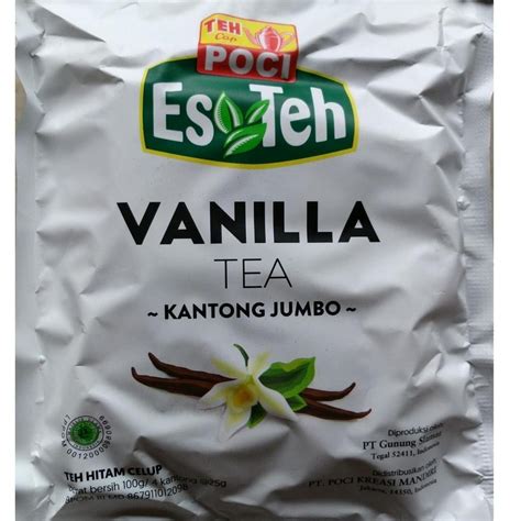 Jual Baru Teh Poci Vanilla Gr Bubuk Teh Poci Vanila Gr Celup