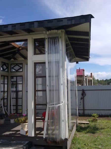 Защитные шторы ПВХ для беседок и веранд - цены на Апрель 2025