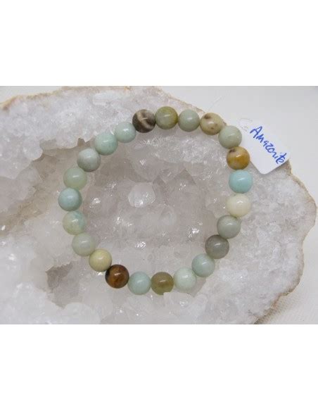 Bracelet en amazonite créé en France par La Bijouterie Minérale pour vous