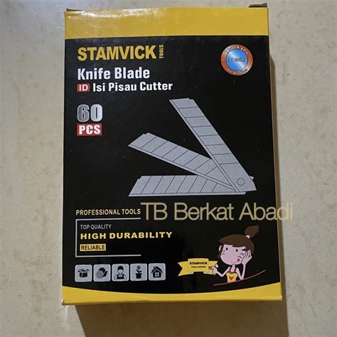 Jual Isi Cutter Stamvick 1 Kotak Isi Cutter Murah Isi Kater Knife