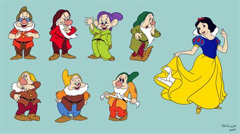 Snow White And The Seven Dwarfs By Paulofigueiredo On Deviantart