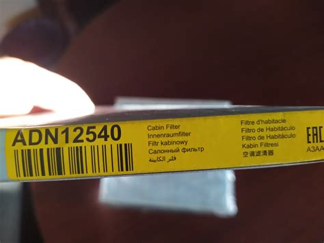 Фильтр салона — Nissan e-NV200, 2014 года | расходники | DRIVE2