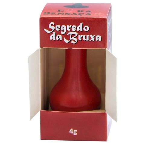 Segredo da Bruxa Bala em Pó Comestível Cereja 4g Loka Sensação Picantte Sex Shop