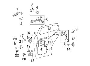 Toyota Venza Door Check T Oem Parts Online