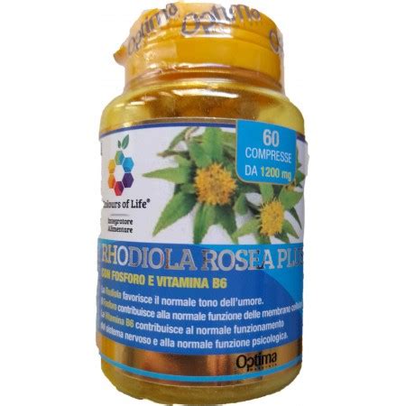 Optima Rhodiola Rosea 60 Compresse Rodiola Integratore